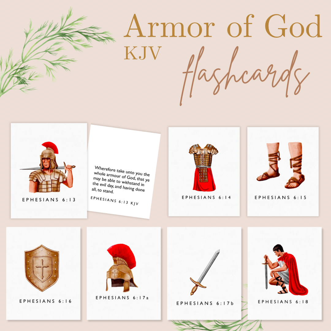 Armor of God KJV Teacher Flashcards