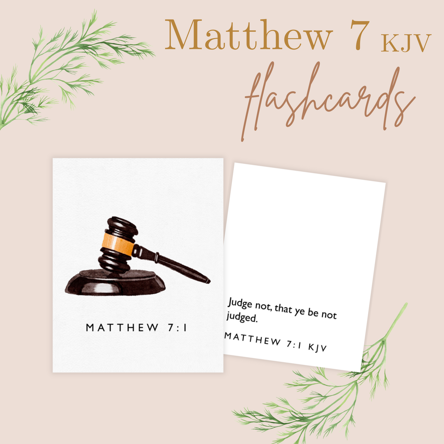 Matthew 7:1-20 KJV