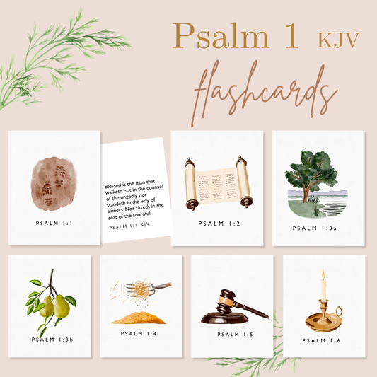 Psalm 1 KJV Teacher Flashcards