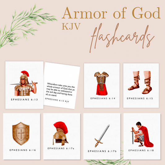 Armor of God KJV Teacher Flashcards