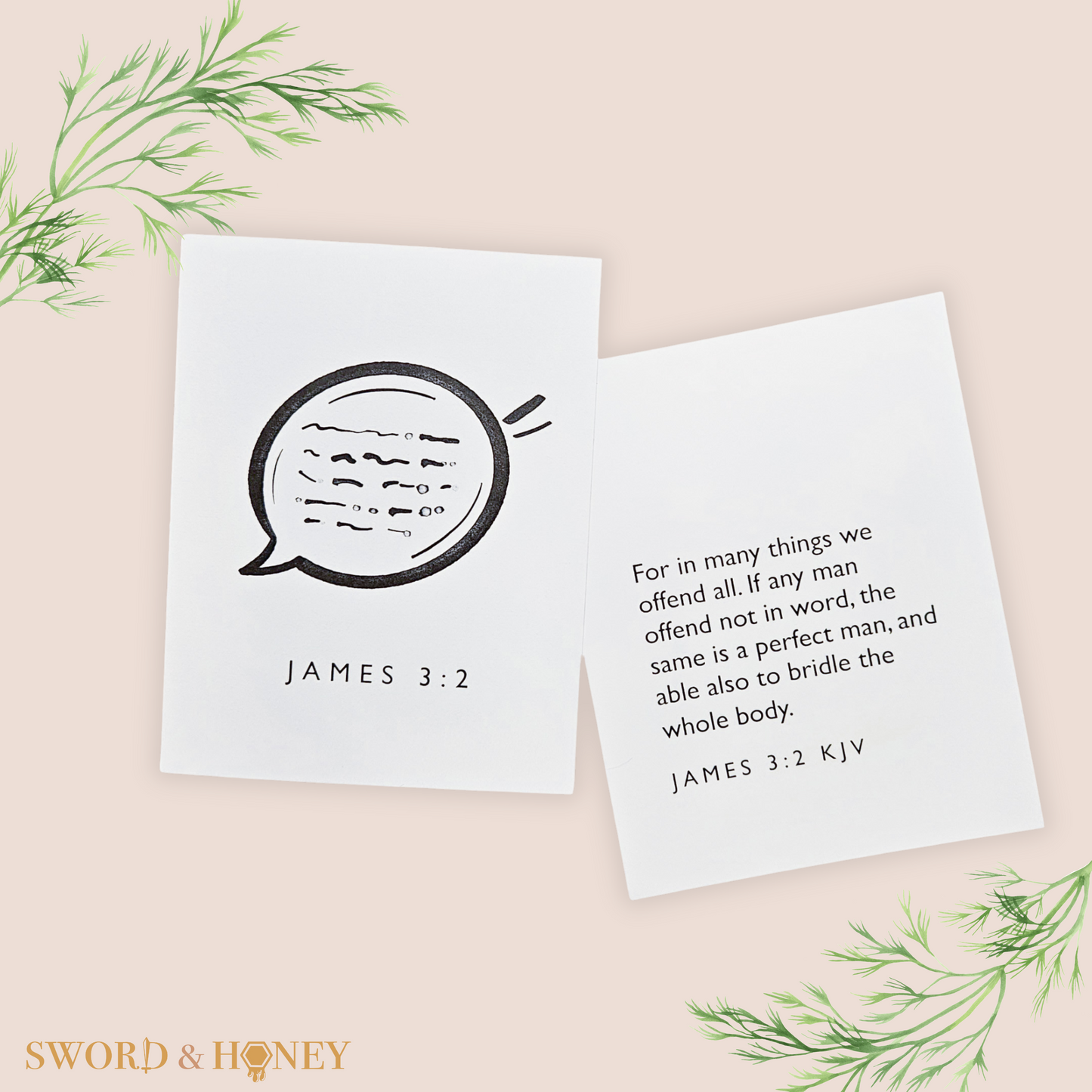 James 3 KJV Flashcards