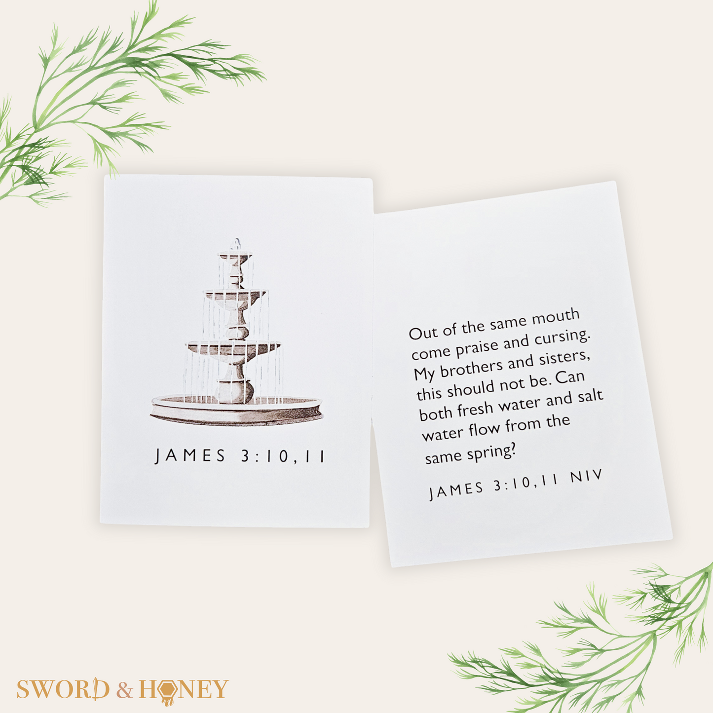 James 3 NIV Flashcards