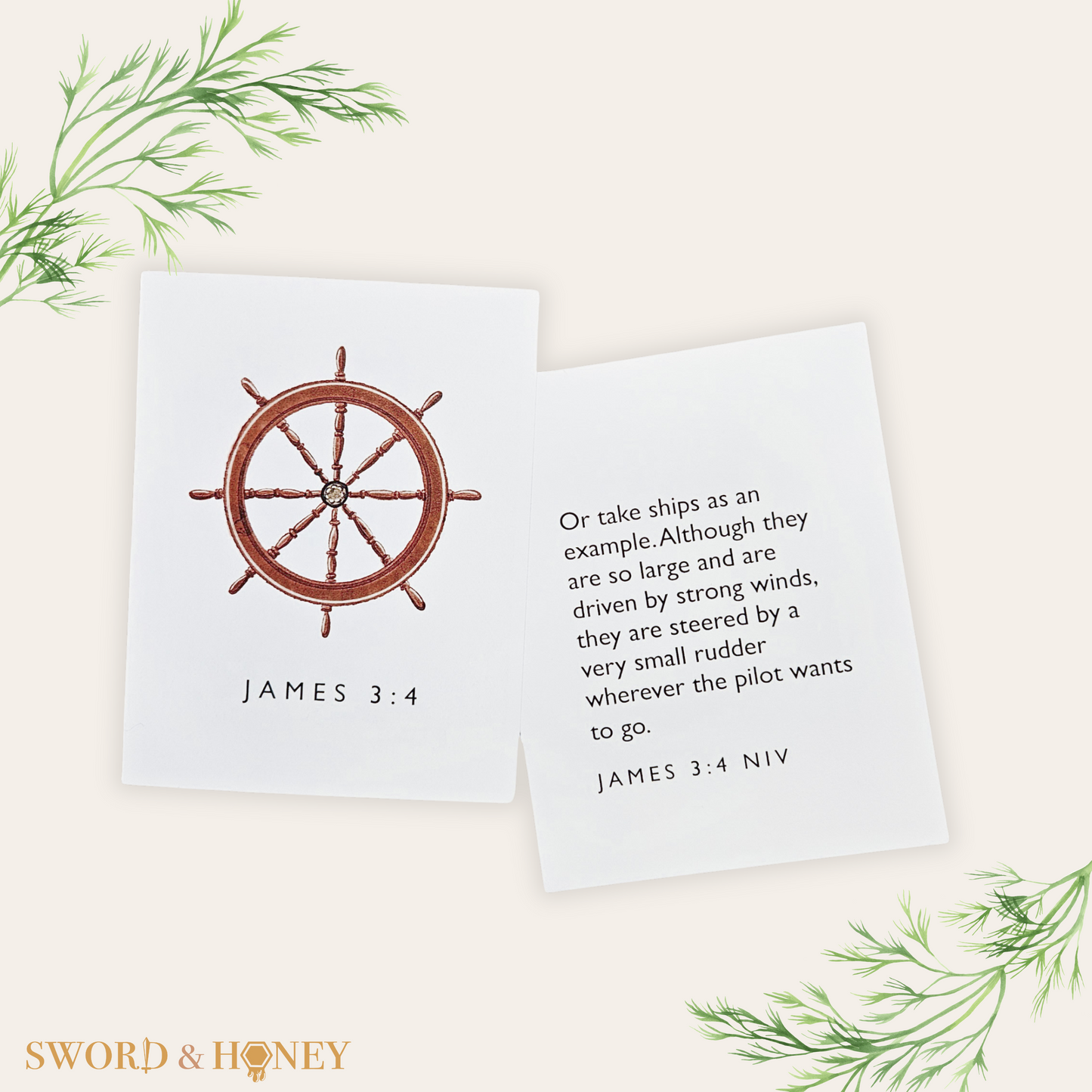 James 3 NIV Flashcards