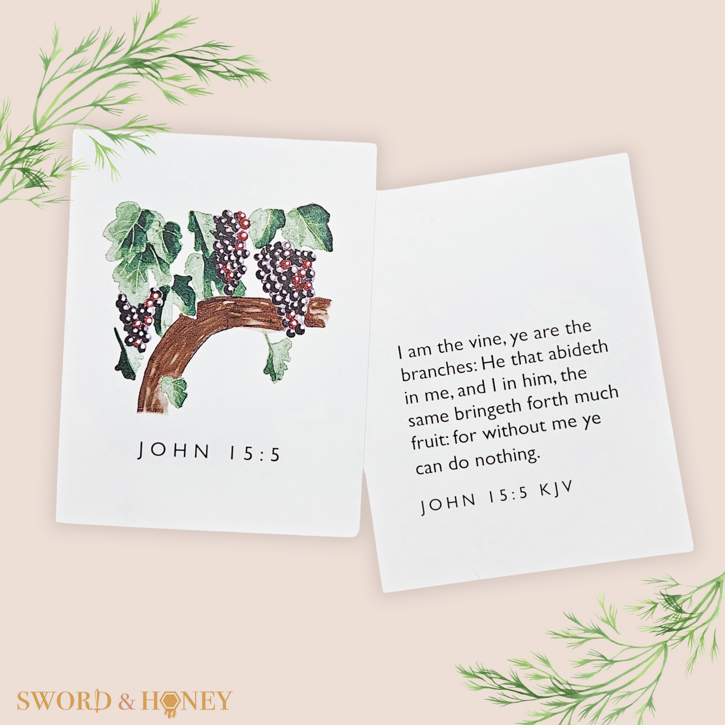 John 15 KJV Flashcards