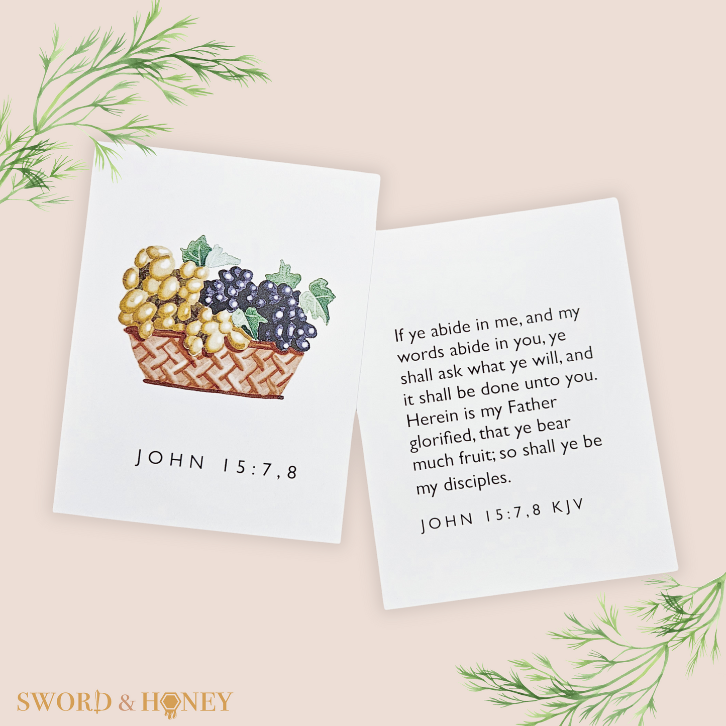 John 15 KJV Flashcards