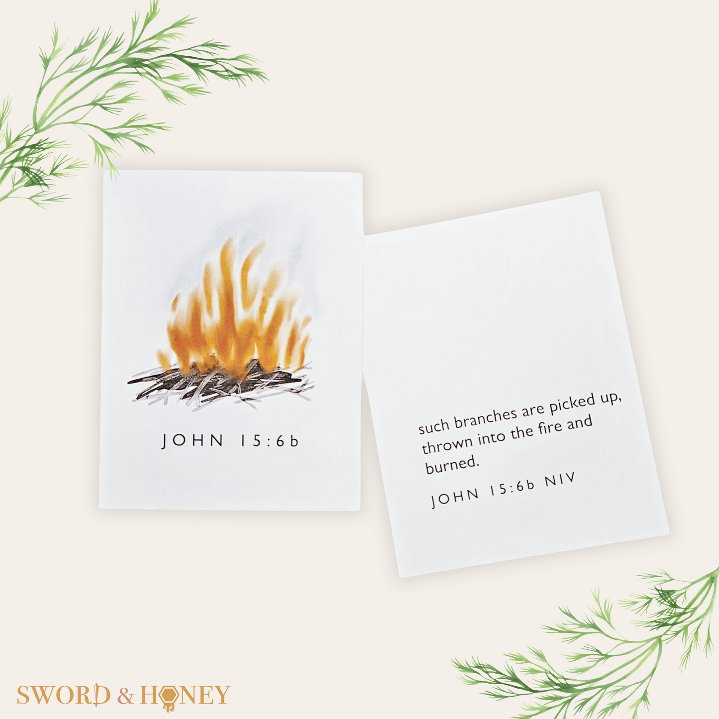 John 15 NIV Flashcards