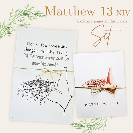 Memorization Set - Matthew 13 NIV