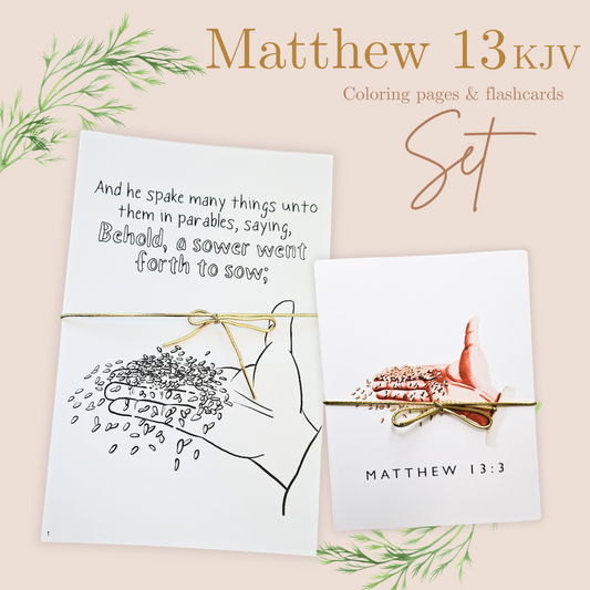 Memorization Set - Matthew 13 KJV