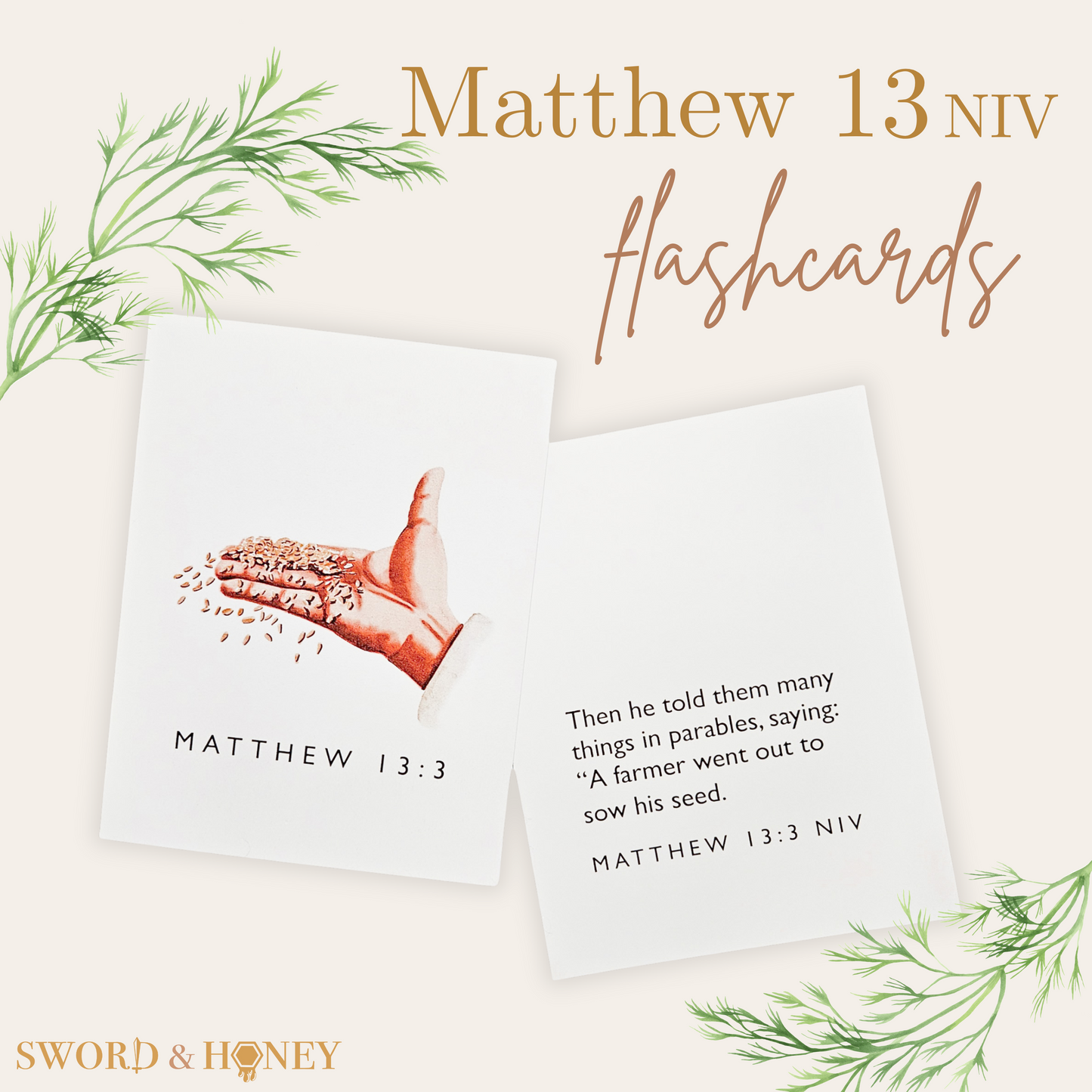 Matthew 13 NIV Flashcards