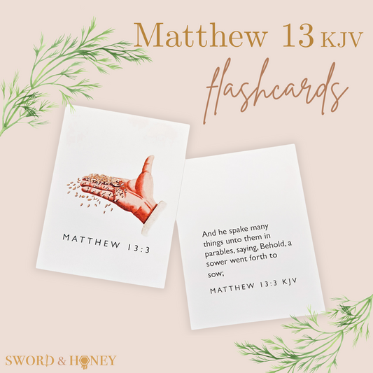 Matthew 13 KJV Flashcards