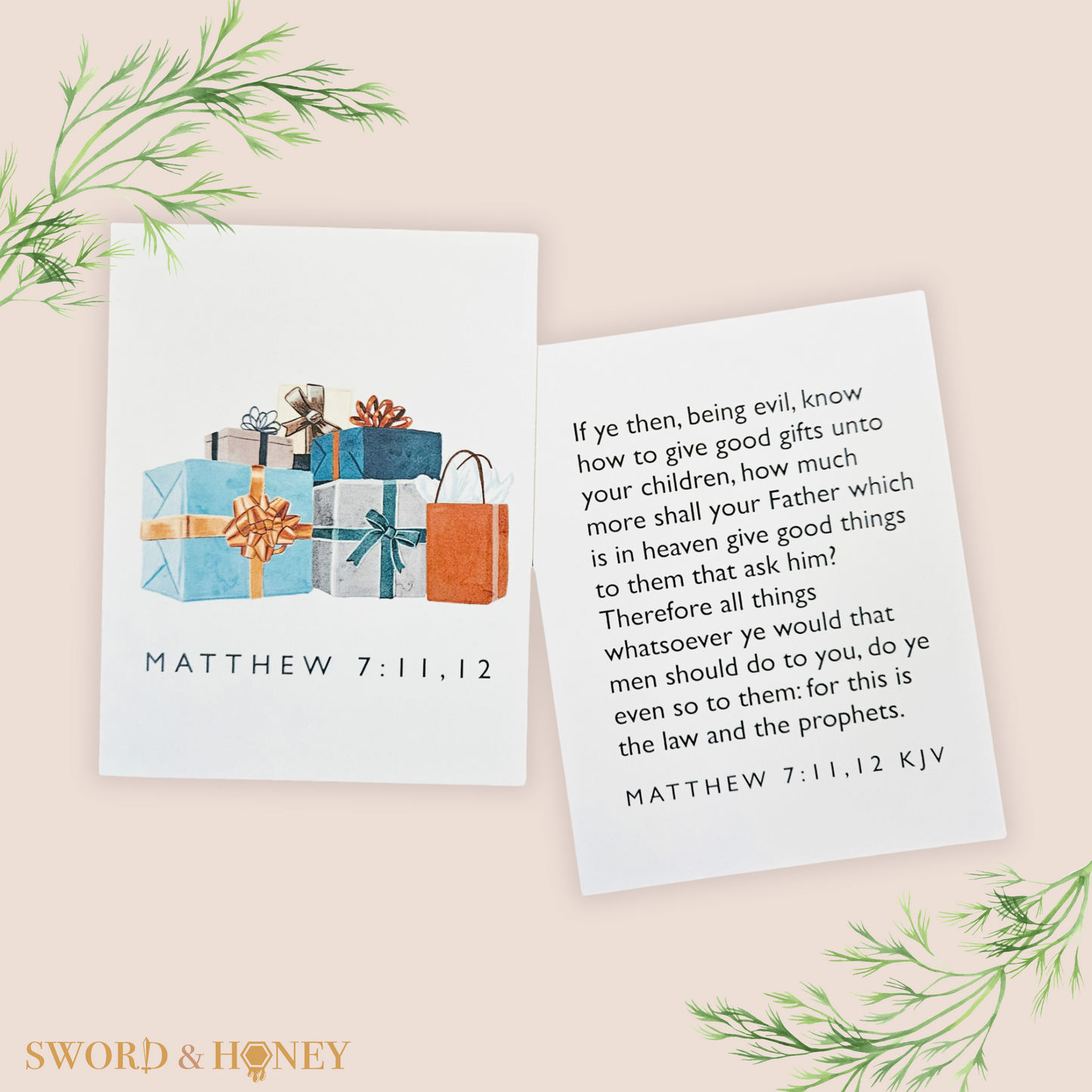 Matthew 7 KJV Flashcards