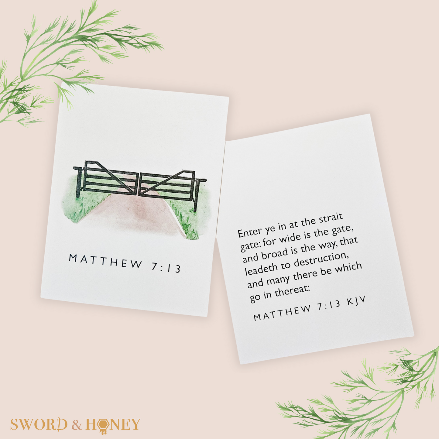 Matthew 7 KJV Flashcards