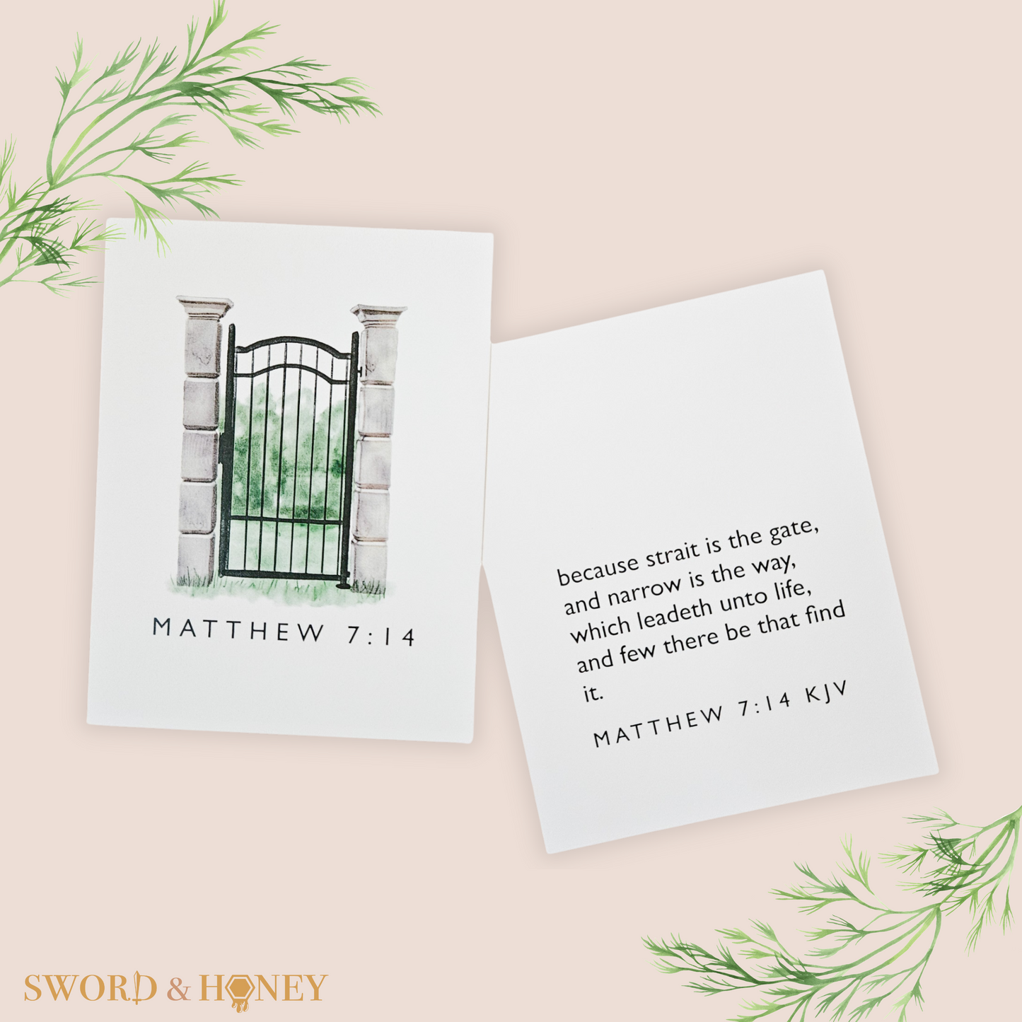 Matthew 7 KJV Flashcards