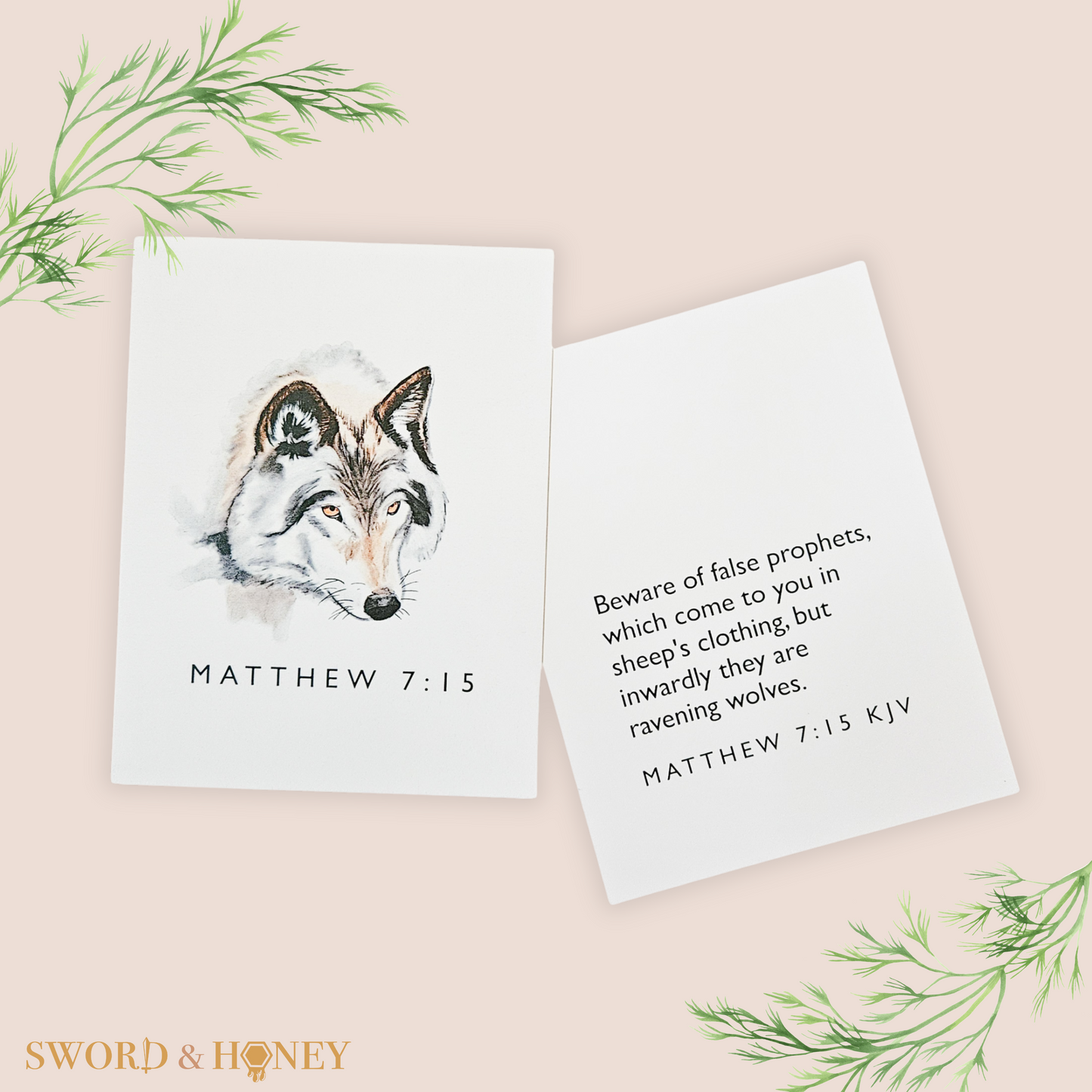 Matthew 7 KJV Flashcards