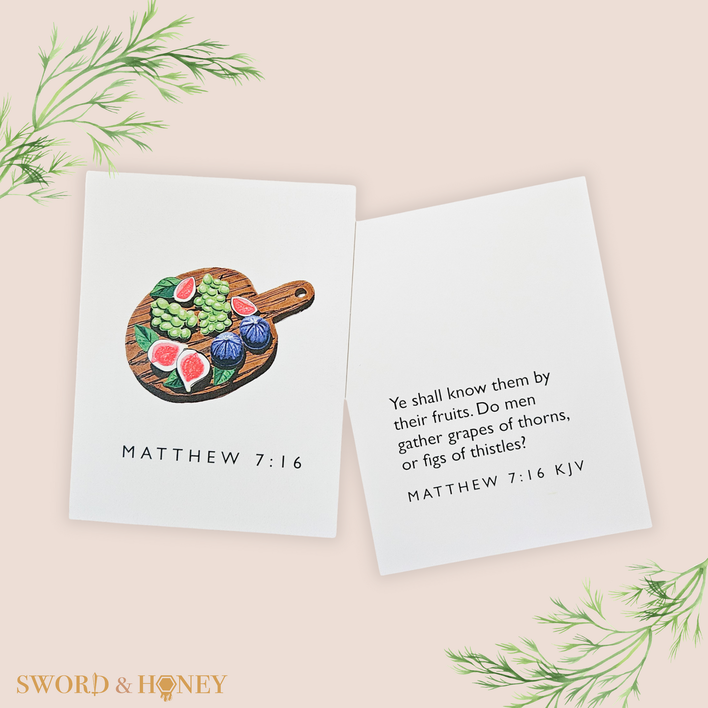 Matthew 7 KJV Flashcards