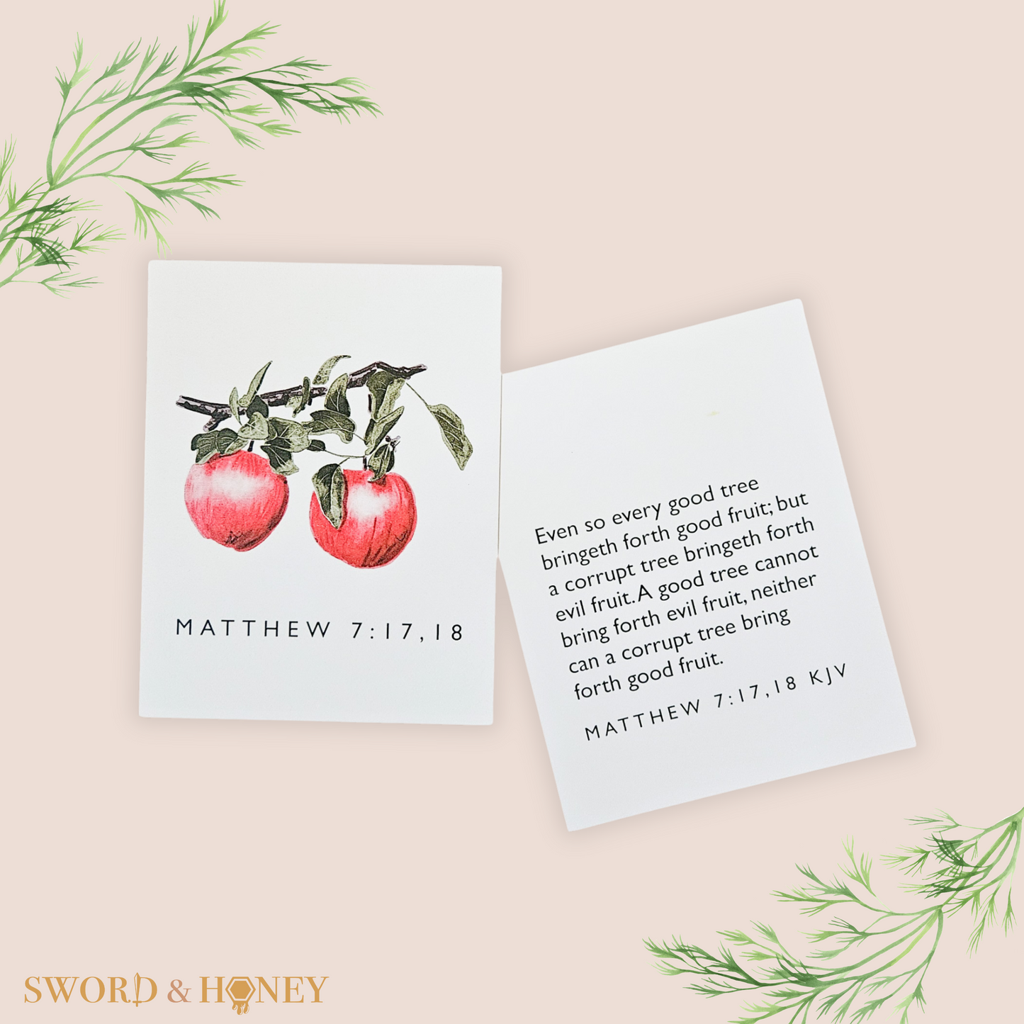 Matthew 7 KJV Flashcards