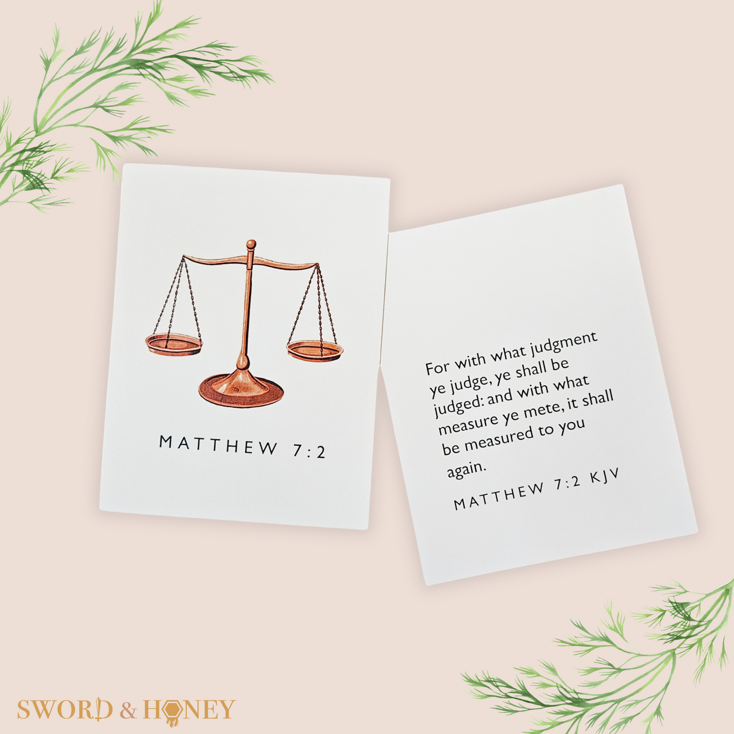 Matthew 7 KJV Flashcards