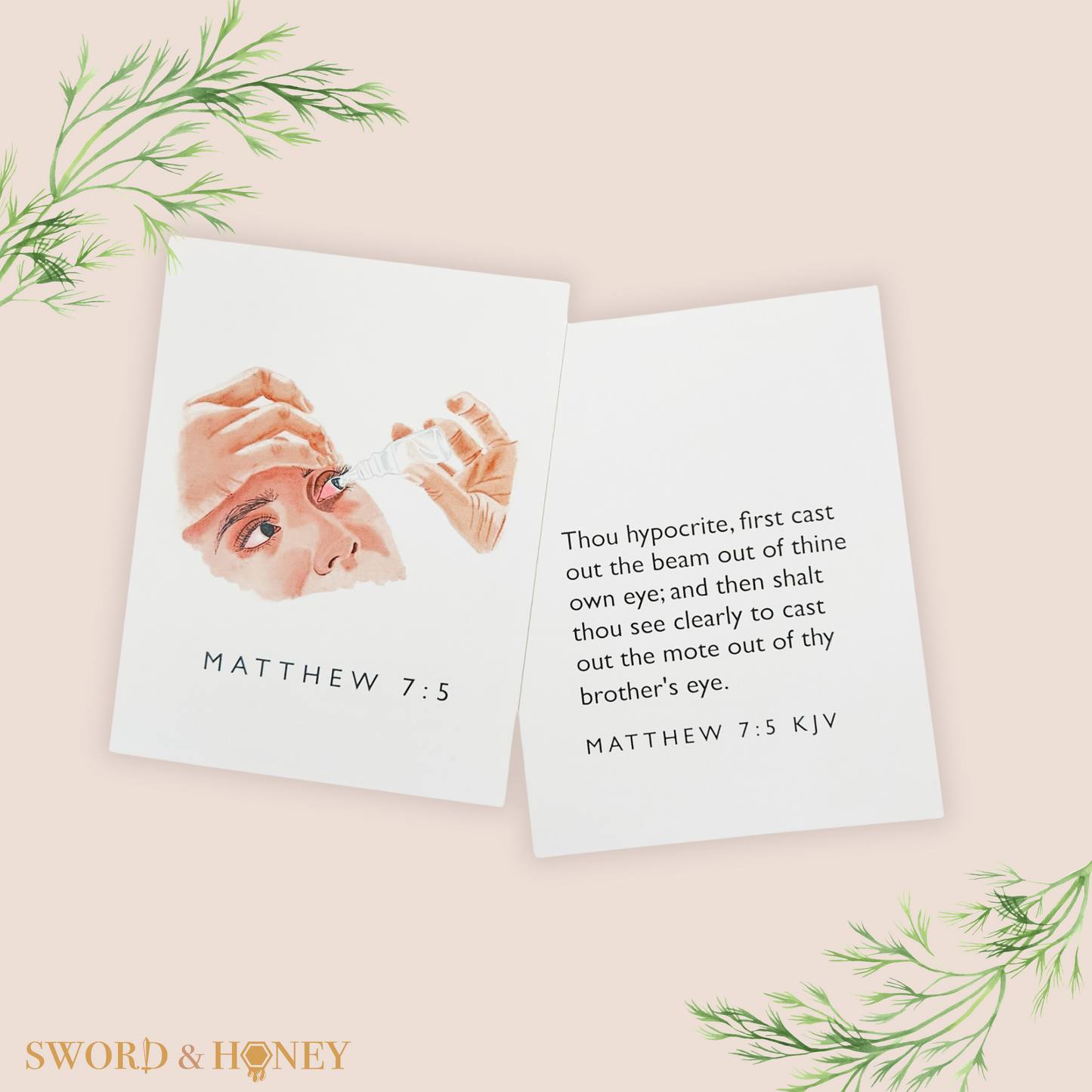 Matthew 7 KJV Flashcards