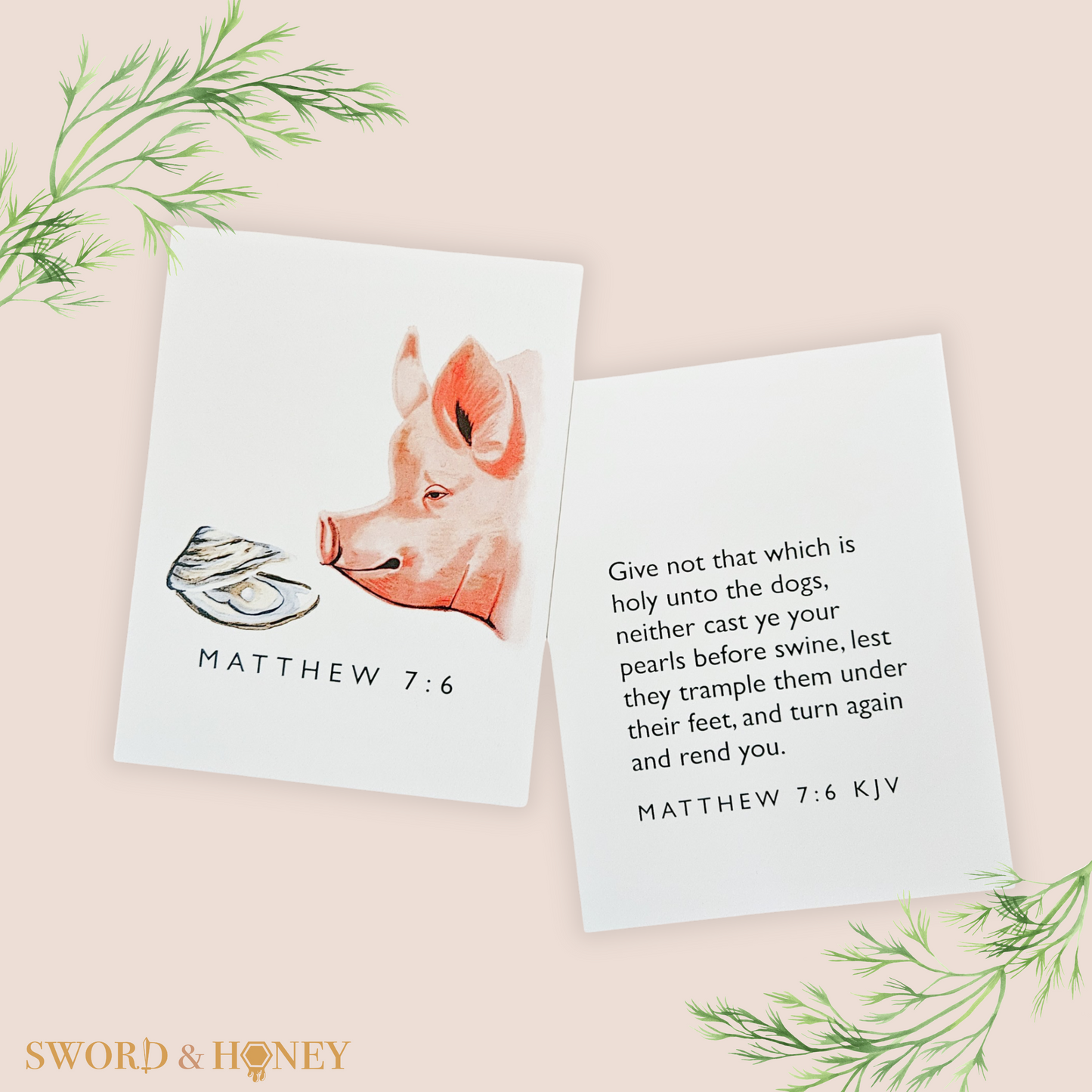 Matthew 7 KJV Flashcards