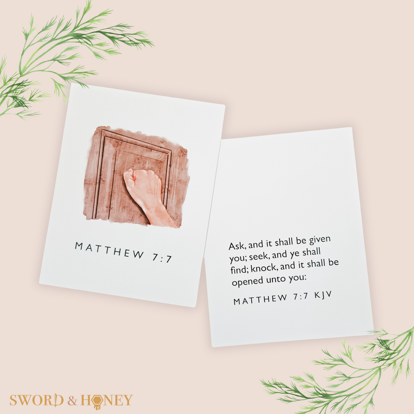 Matthew 7 KJV Flashcards