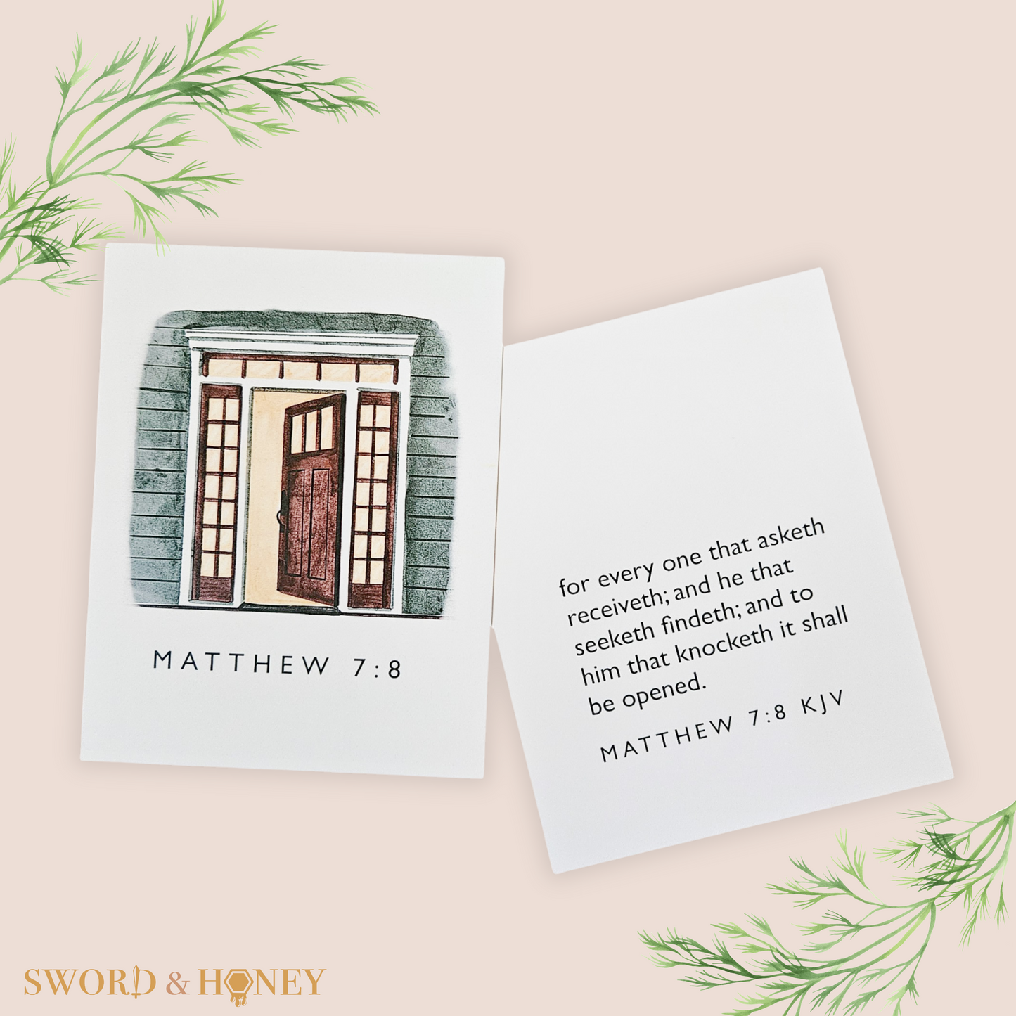 Matthew 7 KJV Flashcards