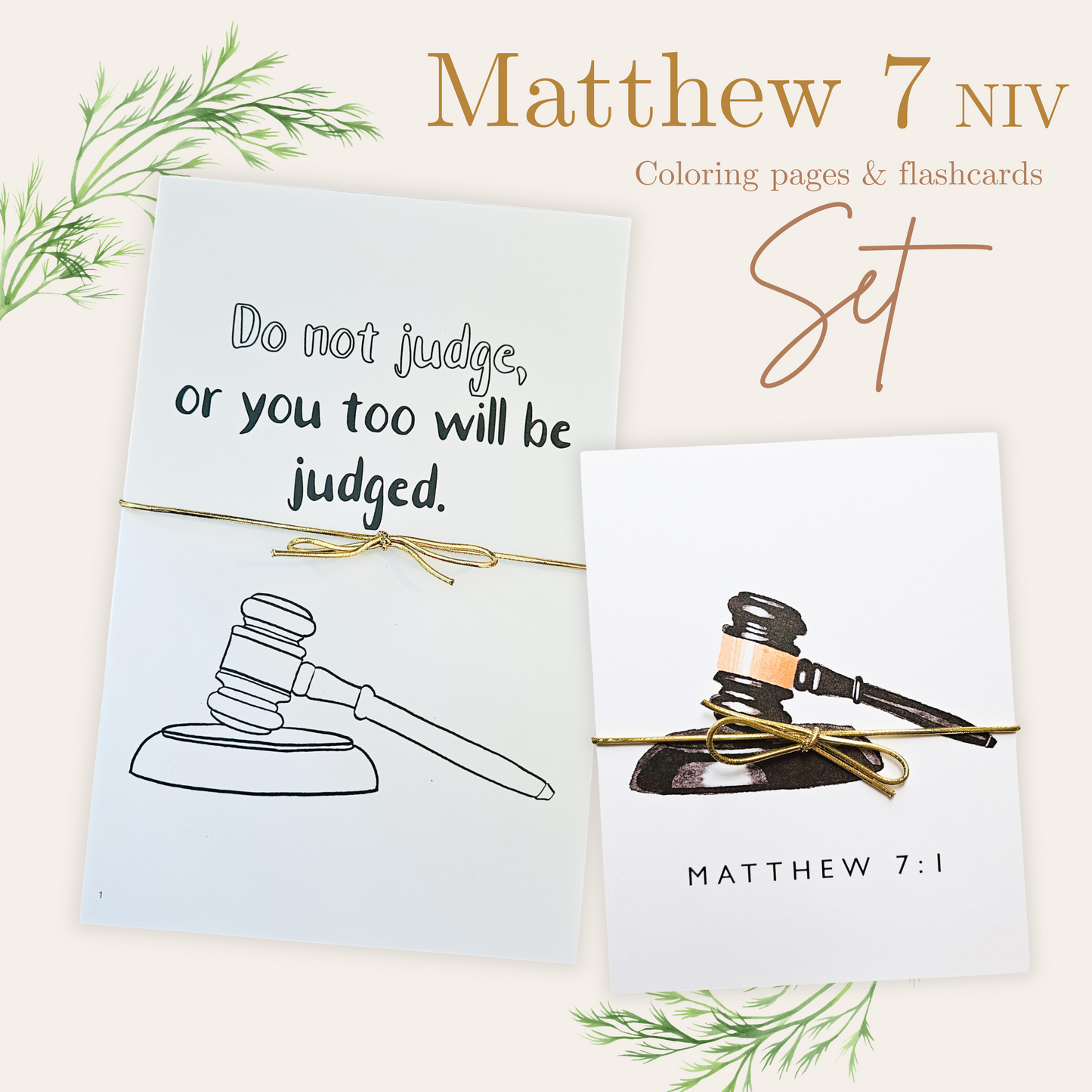 Memorization Set - Matthew 7 NIV