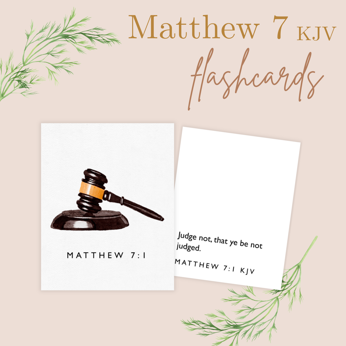 Memorization Set - Matthew 7 KJV