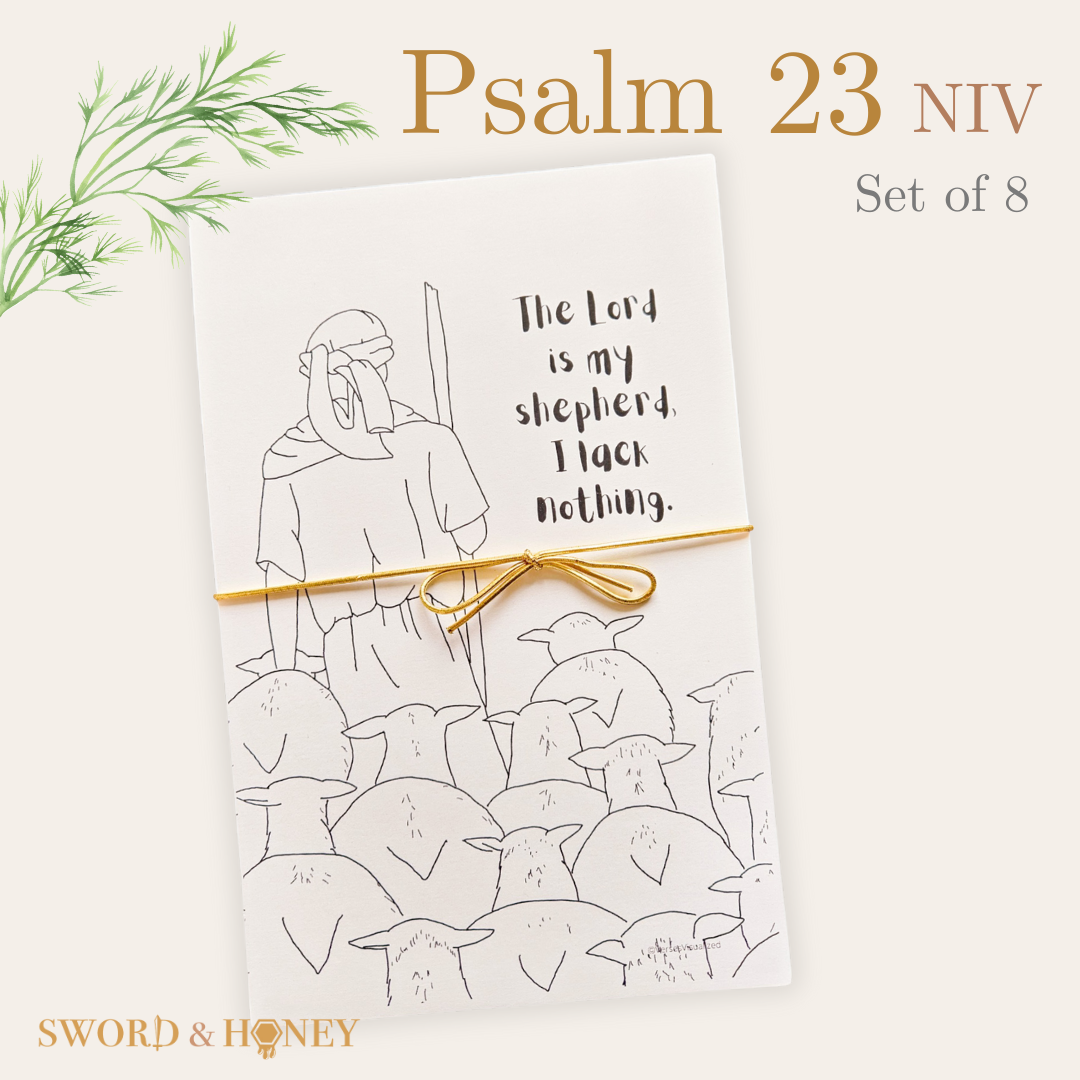 Psalm 23 NIV Coloring Pages