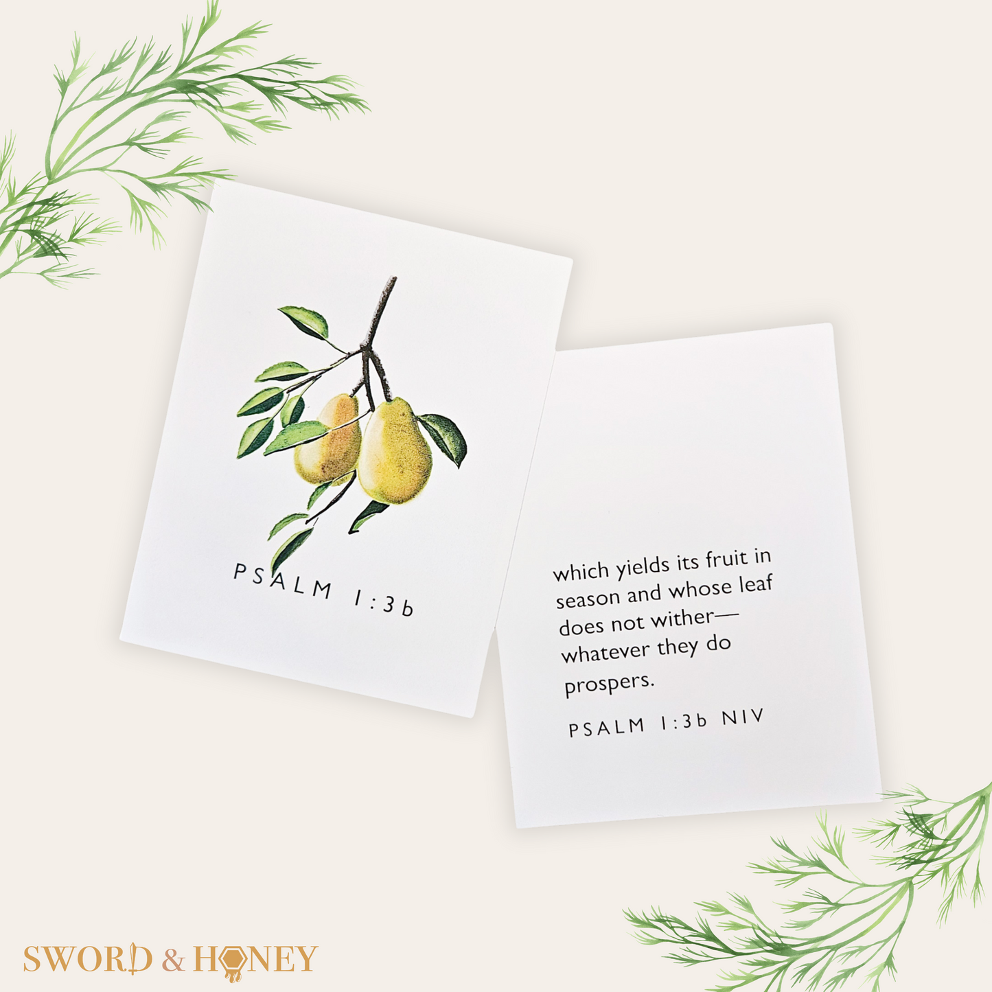 Psalm 1 NIV Flashcards