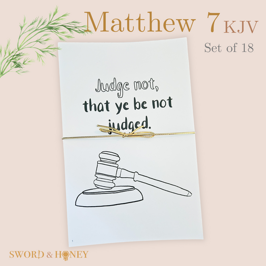 Matthew 7 KJV Coloring Pages