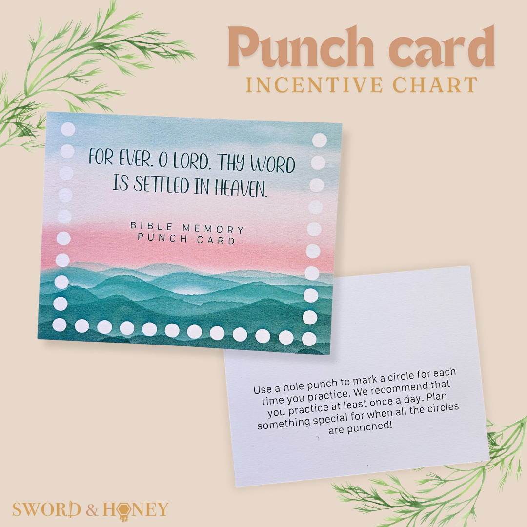 Punch Card Incentive Chart